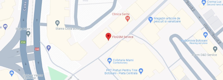 FloGSM - Pietonalul Transilvaniei nr. 1, Botoșani